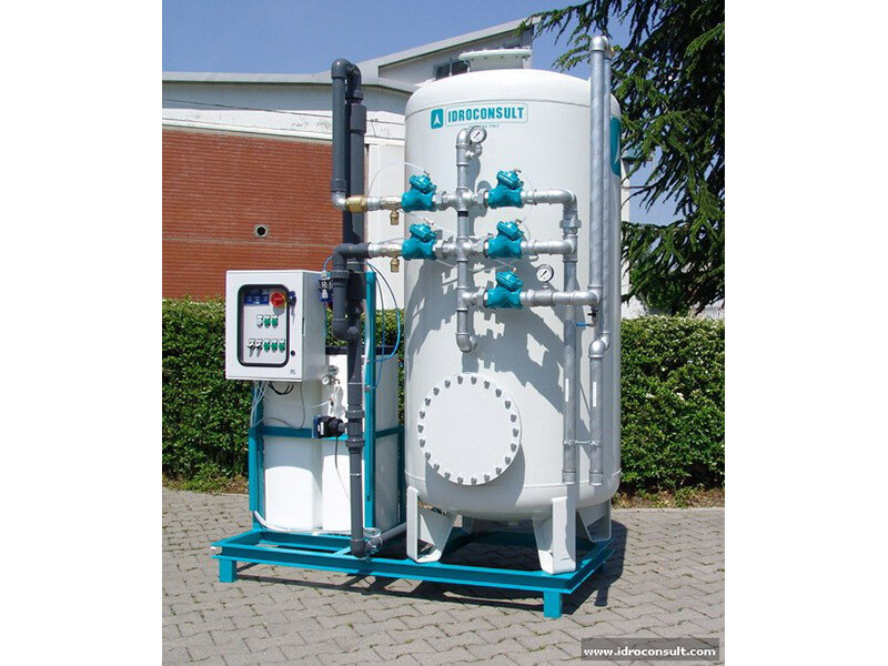 WFI/P Demanganizzatore catalitico Portata di trattamento 5 m�/h &raquo; Impianti industriali di deferrizzazione acqua