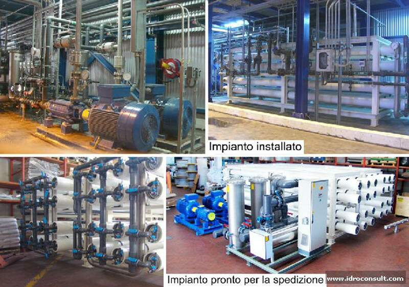 SM 1920 Portata acqua osmotizzata: 80 m�/h &raquo; Impianti industriali osmosi inversa