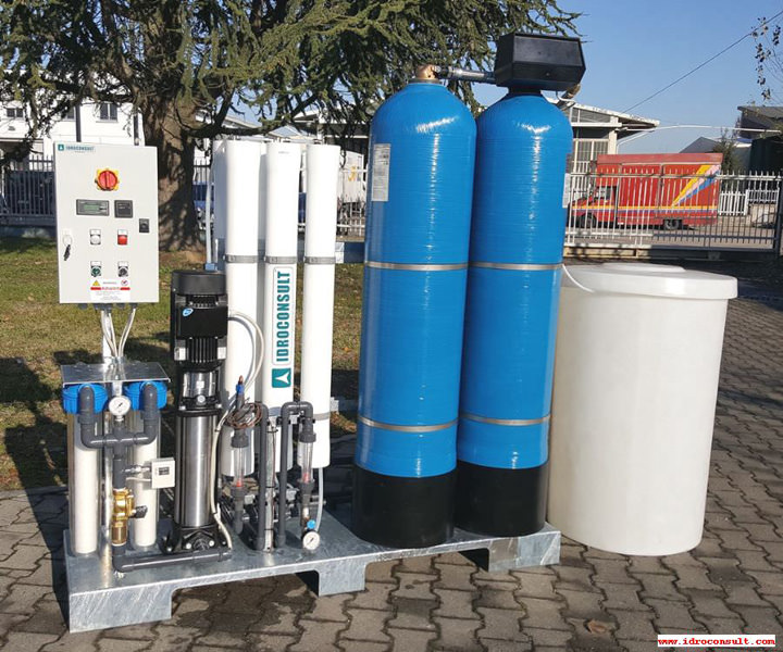 Reverse osmosis plant SK8 model, flow rate 1100 l/h